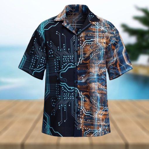 Computer Circuit Board Art Hawaiian Shirt