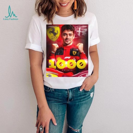 Congratulations Charles Leclerc 1000 Points Scored In Career Japanese GP 2023 shirt