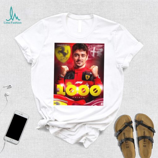 Congratulations Charles Leclerc 1000 Points Scored In Career Japanese GP 2023 shirt