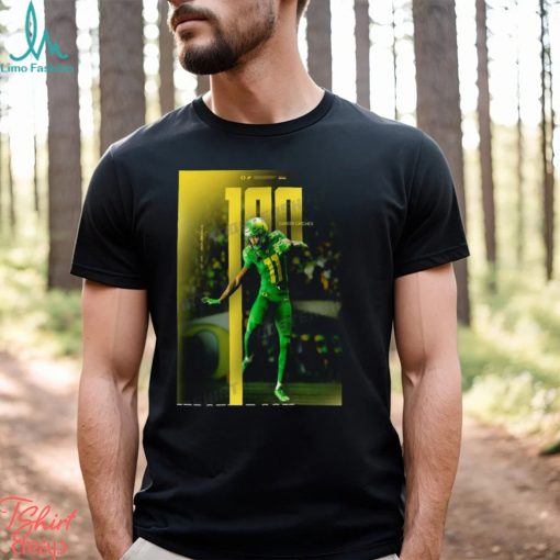 Congratulations Troy Franklin 100 Career Catches Oregon Ducks shirt