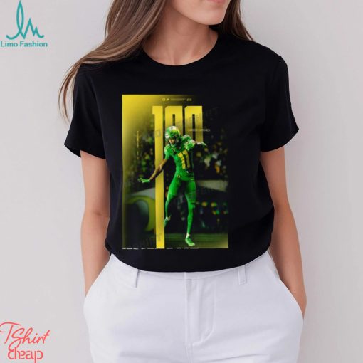 Congratulations Troy Franklin 100 Career Catches Oregon Ducks shirt