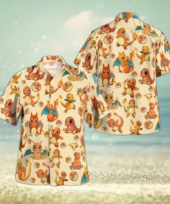 Cool Aloha Charmander Pokeball Pokemon Hawaiian Shirt Beach Gift For Best Friends