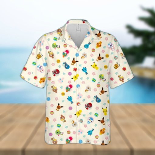 Cool Aloha Kawaii Pokemon Hawaiian Shirt Birthday Gift For Sister