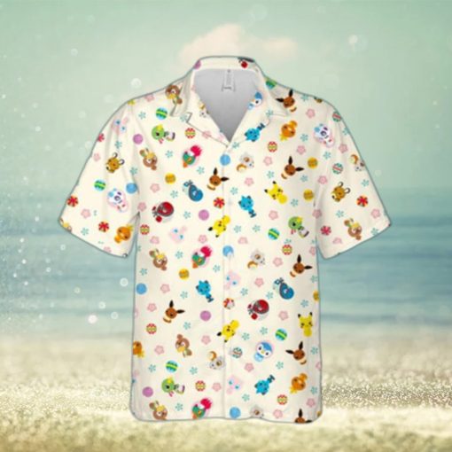 Cool Aloha Kawaii Pokemon Hawaiian Shirt Birthday Gift For Sister