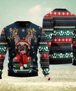 Cool French Bulldog Christmas Ugly Sweater Sweatshirt