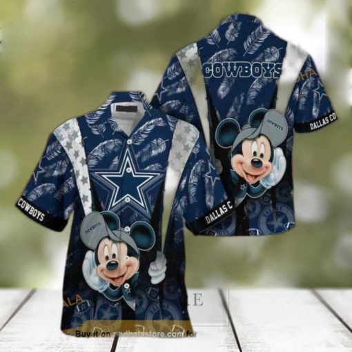 Cool Mickey Mouse Disney Dallas Cowboys Hawaiian Shirt