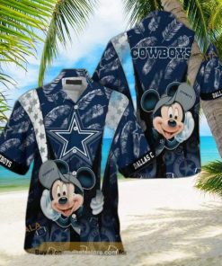 Cool Mickey Mouse Disney Dallas Cowboys Hawaiian Shirt