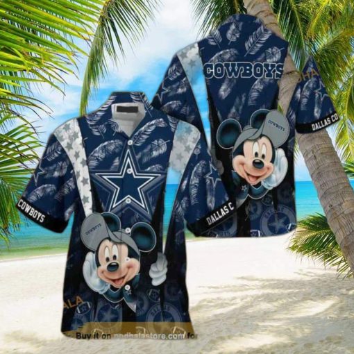 Cool Mickey Mouse Disney Dallas Cowboys Hawaiian Shirt