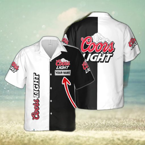 Coors Light Beach Custom Name Hawaiian Shirt Love Beer Gift