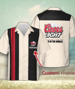 Coors Light Exotic Custom Name Hawaiian Shirt Love Beer Gift