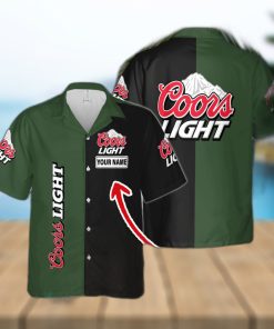 Coors Light Tropical Custom Name Hawaiian Shirt Love Beer Gift