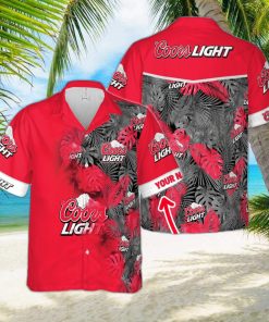 Coors Light Vibrant Custom Name Design Hawaiian Shirt For Men And Women Gift Beach