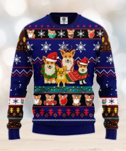 Corgi Cute Noel Mc Ugly Christmas Blue 1 Amazing Gift Men And Women Christmas Gift