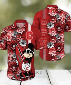 Cornell Big Red Aloha Mick Pattern Hawaiian Shirt For Fans