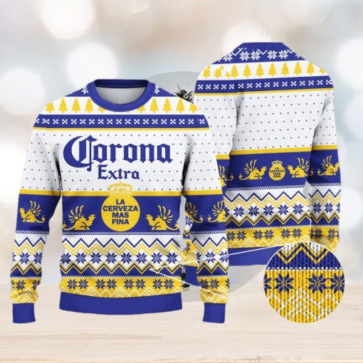 Corona Extra Ugly Sweater Corona Extra Beer Lover Christmas Sweater Beer Lover