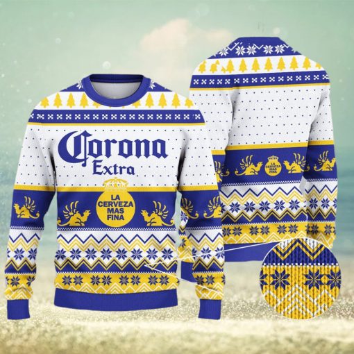 Corona Extra Ugly Sweater Corona Extra Beer Lover Christmas Sweater Beer Lover