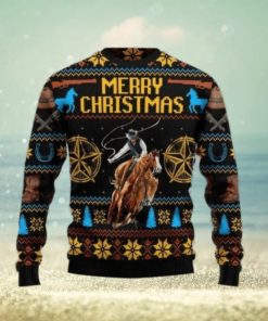 Cowboy v1 Merry Christmas Ugly Christmas Sweater