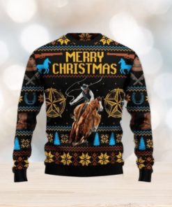 Cowboy v1 Merry Christmas Ugly Christmas Sweater