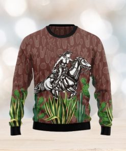 Cowgirl Cactus All Over Print 3D Sweater Gift For Christmas Gift For Xmas