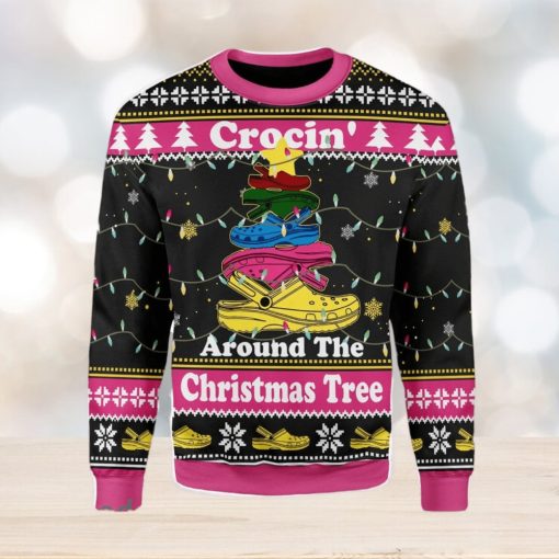 Crocin’ Around The Christmas Tree Ugly Christmas Sweater Xmas Gift Men And Women Christmas Sweater