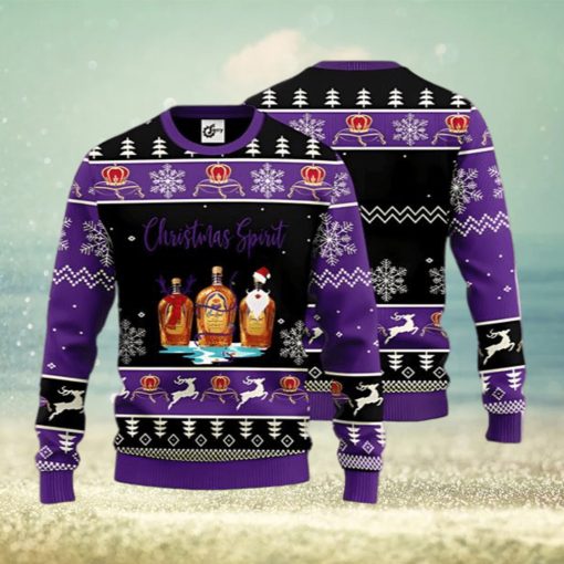 Crown Royal Christmas Spirit Ugly Christmas Sweater