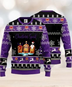 Crown Royal Christmas Spirit Ugly Christmas Sweater