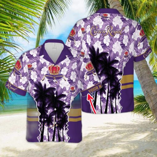 Crown Royal Classic Custom Name Design Hawaiian Shirt For Men And Women Gift Beach