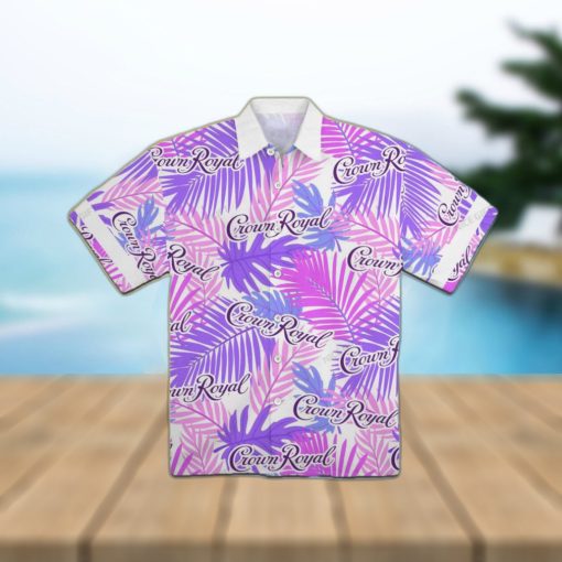 Crown Royal Logo Pattern Luau Beer Hawaiian Shirt For Men And Women