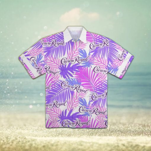 Crown Royal Logo Pattern Luau Beer Hawaiian Shirt For Men And Women