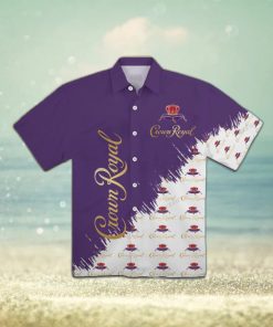 Crown Royal Logo Pattern Paradise Beer Hawaiian Shirt For Men And Women