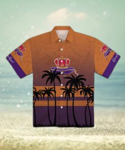 Crown Royal Logo Pattern Print Beer Hawaiian Shirt For Men And Women
