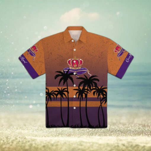 Crown Royal Logo Pattern Print Beer Hawaiian Shirt For Men And Women