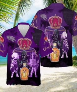 Crown Royal Star Wars Darth Vader Hawaiian 3D Shirt For Men And Women Gift Short Sleeve Beach Shirt