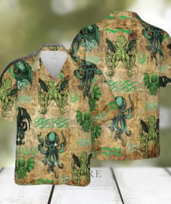 Cthulhu Hawaiian 3D Shirt Style 6 For Men And Women Gift Short Sleeve Beach Shirt