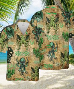 Cthulhu Hawaiian 3D Shirt Style 6 For Men And Women Gift Short Sleeve Beach Shirt