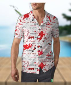 Cupid Heart and Love Unisex 3D Hawaiian Shirt Trendy Gift For Men And Women Holiday