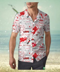 Cupid Heart and Love Unisex 3D Hawaiian Shirt Trendy Gift For Men And Women Holiday