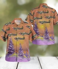 Curtiss P 40 Warhawk Christmas Hawaiian Shirt KTLT0608BG08