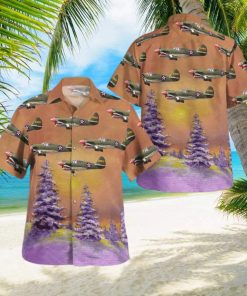 Curtiss P 40 Warhawk Christmas Hawaiian Shirt KTLT0608BG08