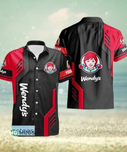 Custom Name Fleece wendy’s Style 7 Logo Trademark 3D Hawaiian Shirt For Men And Women Gift