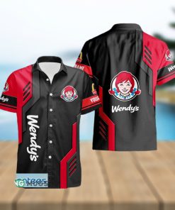 Custom Name Fleece wendy’s Style 7 Logo Trademark 3D Hawaiian Shirt For Men And Women Gift