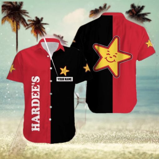 Custom Name HARDEE’S Brand Exclusive 3D Hawaiian Shirt For Summer