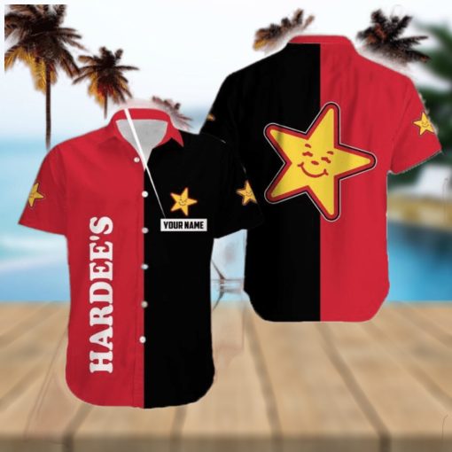 Custom Name HARDEE’S Brand Exclusive 3D Hawaiian Shirt For Summer