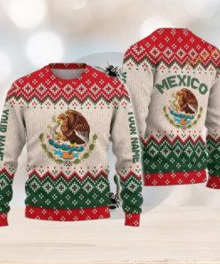 Custom Name Mexican Ugly Christmas Sweater