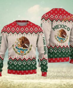 Custom Name Mexican Ugly Christmas Sweater