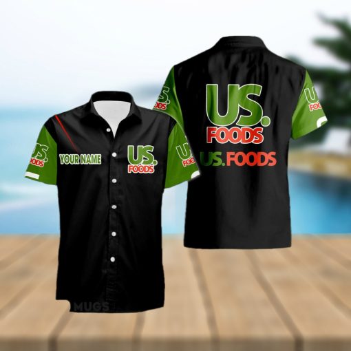 Custom Name US Foods Style 7 Logo Trademark 3D Hawaiian Shirt For Men And Women Gift