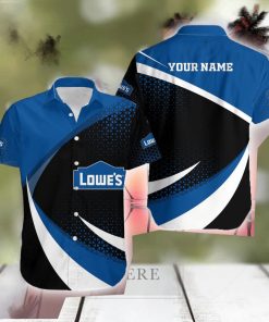 Custom Name lowe’s Logo Stylish 3D Hawaiian Shirt Gift For Men Women