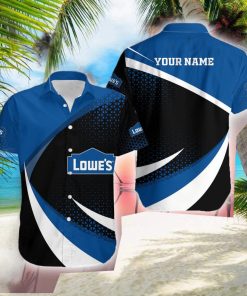 Custom Name lowe’s Logo Stylish 3D Hawaiian Shirt Gift For Men Women