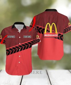 Custom Name mcdonald’s Brand New Seashell Style Hawaiian Shirt Gift