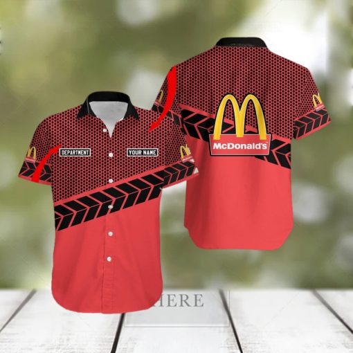 Custom Name mcdonald’s Brand New Seashell Style Hawaiian Shirt Gift